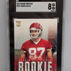 2013 Panini Prestige #293 Travis Kelce (RC) SGC 8