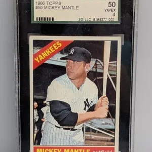 1966 Topps Mickey Mantle #50 SGC 4