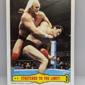 1985 Topps Wrestling Hulk Hogan HOF Crease/Corners