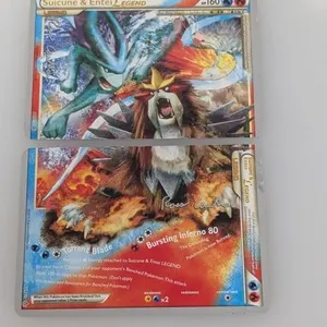 Suicune & Entei Legend 94 95 Pokemon Unleashed DMG
