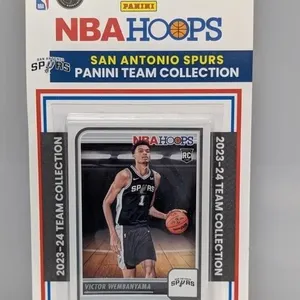 2023-24 Hoops Spurs Hanger Team Set Wembanyama RC