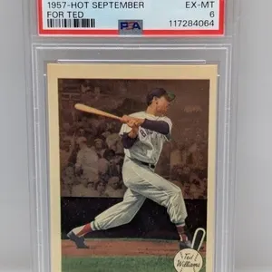 1959 Fleer Ted Williams 57 Hot September PSA 6 #59