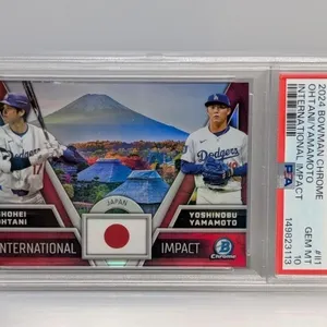 2024 Bowman Chrome Ohtani Yamamoto PSA 10