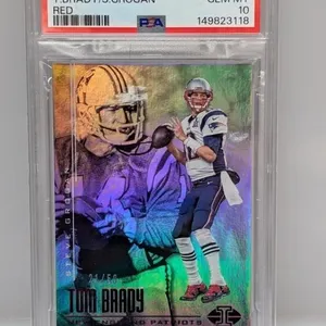2017 Panini Illusions Tom Brady Red /50 58 PSA 10