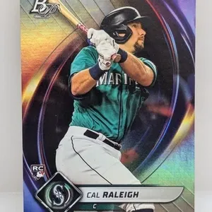 2022 Bowman Platinum Cal Raleigh Rookie #83