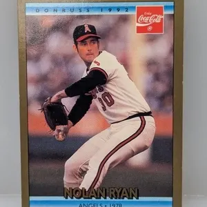 1992 Donruss Coca-Cola Nolan Ryan #12 Edge