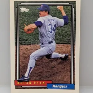 1992 Topps Nolan Ryan #1 Corner/Crease/Edge
