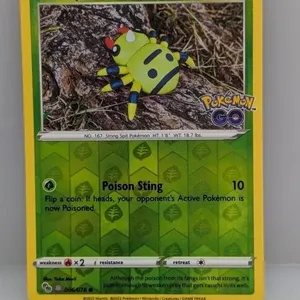 Spinarak Peelable Ditto 6 Pok�mon GO Reverse Holo