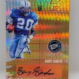 /5 2024 Leaf/Pressproof Barry Sanders Auto FF-BS1