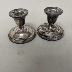 La Pierre sterling candlestick holders