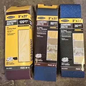 New 3x21 Sanding Belts