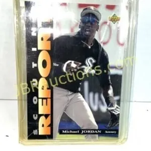 MICHAEL JORDAN UPPER DECK SCOUTING REPORT CARD