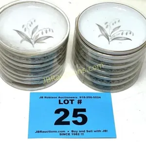 VINTAGE WHEAT PATTERN COASTERS