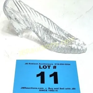 CRYSTAL GLASS SHOE