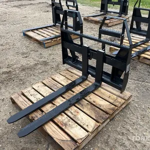 Quantity of (5) 2026 AGT ISOCPF48-4400-FF 48 in 4400 lb Wheel Loader Forks (Unused)