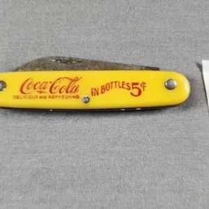 Coca Cola Pocket Knife  3.75"L - Single Blade
