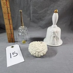 Lenox Trinket Box, Princess House Bell, Bell