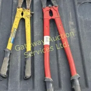 18 inch bolt cutters and a set of 24 inch crimper