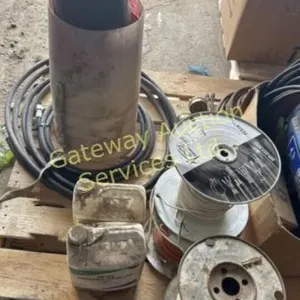 Hydraulic hoses grain auger spout  extension,