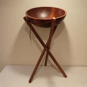 Vintage Baribocraft Salad Bowl with Stand
