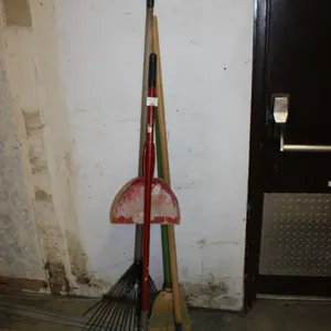 Brooms, Hoe, And Rake