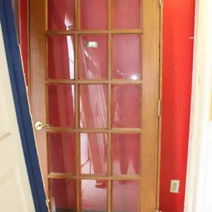 Oak 15-Panel Door, Measures With Frame 38 X 81