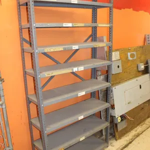 Metal Shelf Unit, Measures 36 X 75.2 X 12
