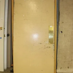 4 Metal Doors, 3 Are Metal Frame Prehung, Measures 40 X 82