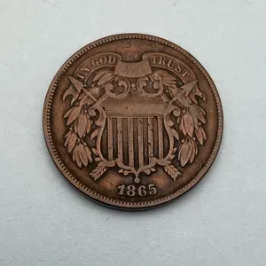 1865 US 2 Cent Piece