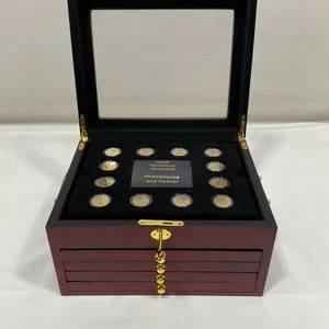 Complete 24K Gold Plated US State Quarter Set