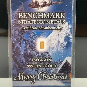 1/4 Grain Gold Bar