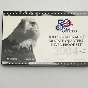 2004 US Mint State Quarters Silver Proof Set