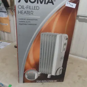 New Noma Oil Filled Heater 1500W 