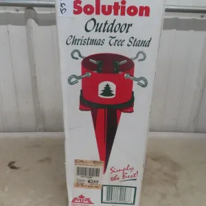 New Santas Solution Outdoor Christmas Tree Stand 