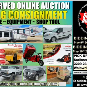 MAY 16th &17th : SPRING CONSIGNMENT & STORAGE UNIT ~ ONLINE TIMED : 2026