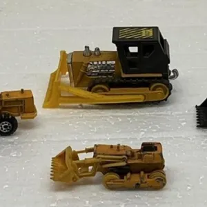 Lot of 4 Vintage Toys-Payloader-Crawler-Dozers