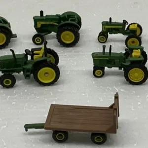 Lot of 7 JD Toys-D-630-430-420-2510-6400-Wagon