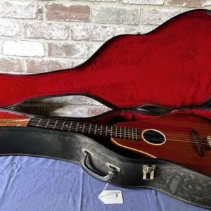 VINTAGE "CAMP" BRAND MANDOLIN WITH A HARD TRAVEL