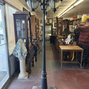 DECORATIVE METAL STREET LIGHT STYLE LIGHT FIXTURE;