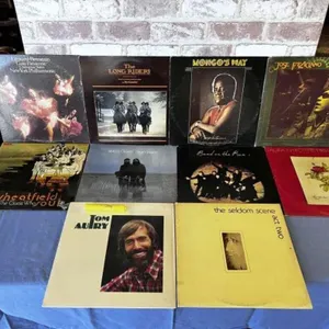 10 PCS ASSORTED VINTAGE RECORD ALBUMS / ASSORTED