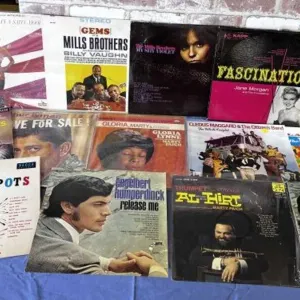 14 PCS ASSORTED VINTAGE RECORD ALBUMS / ASSORTED