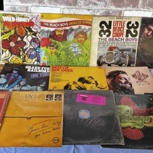 15 PCS ASSORTED VINTAGE RECORD ALBUMS / ASSORTED