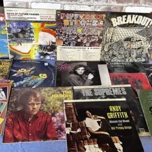 15 PCS ASSORTED VINTAGE RECORD ALBUMS / ASSORTED