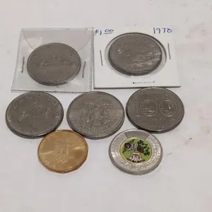 Five Nickle $1, 2023 Colored Indigenous Peoples