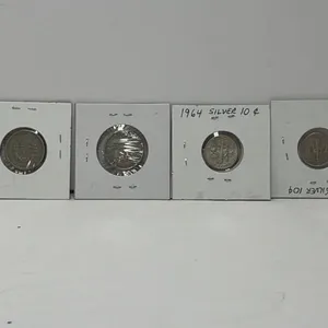 US 1897/1904/1911 5 Cents, Silver 1960/1964 10