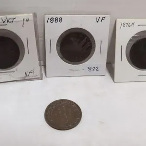Four Large One Cent 1876/1888/1901/1918
