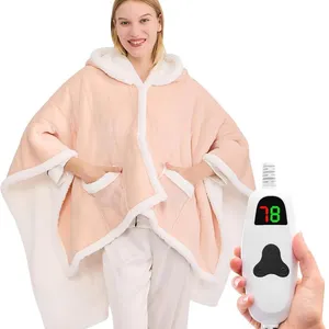 SEALED $53 greenoak Wearable Heated Throw Blanket