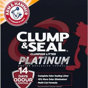 NEW $45 (18.14kg) ARM & HAMMER Platinum Cat Litter