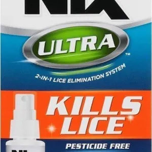 2x Nix Ultra, Kills Lice With Lice Comb 59mL