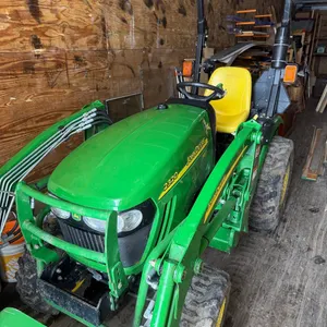John Deere 2320 FWA Utility Tractor w/ JD 210 Loader, 398hrs, Always Shedded
